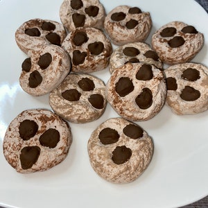 Fake Food Display  12 piece  MINI Chocolate Chip  Cookies Christmas Easter Valentine&#39;s Day 4th of July Tasty Cookies  F0846