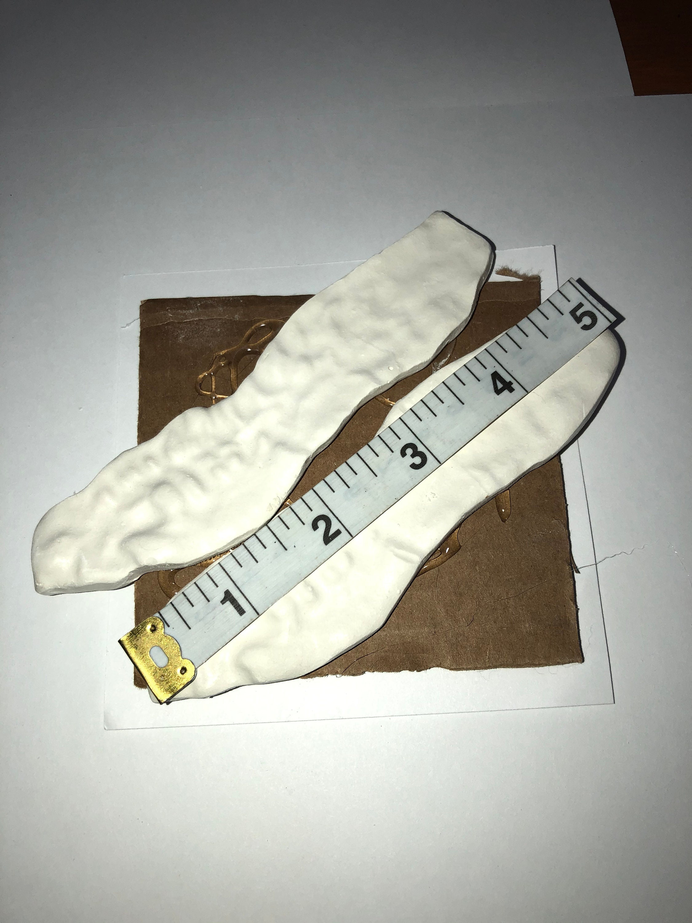 Ready to Paint Plaster of Paris DIY Craft 2 piece Strips of Etsy