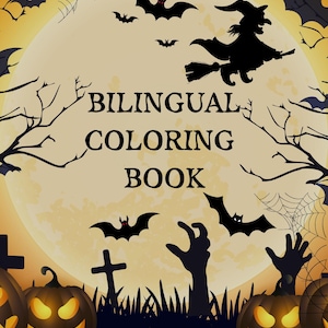 My Halloween Fun Book – 16 Pages of Coloring & Activities (Bilingual)