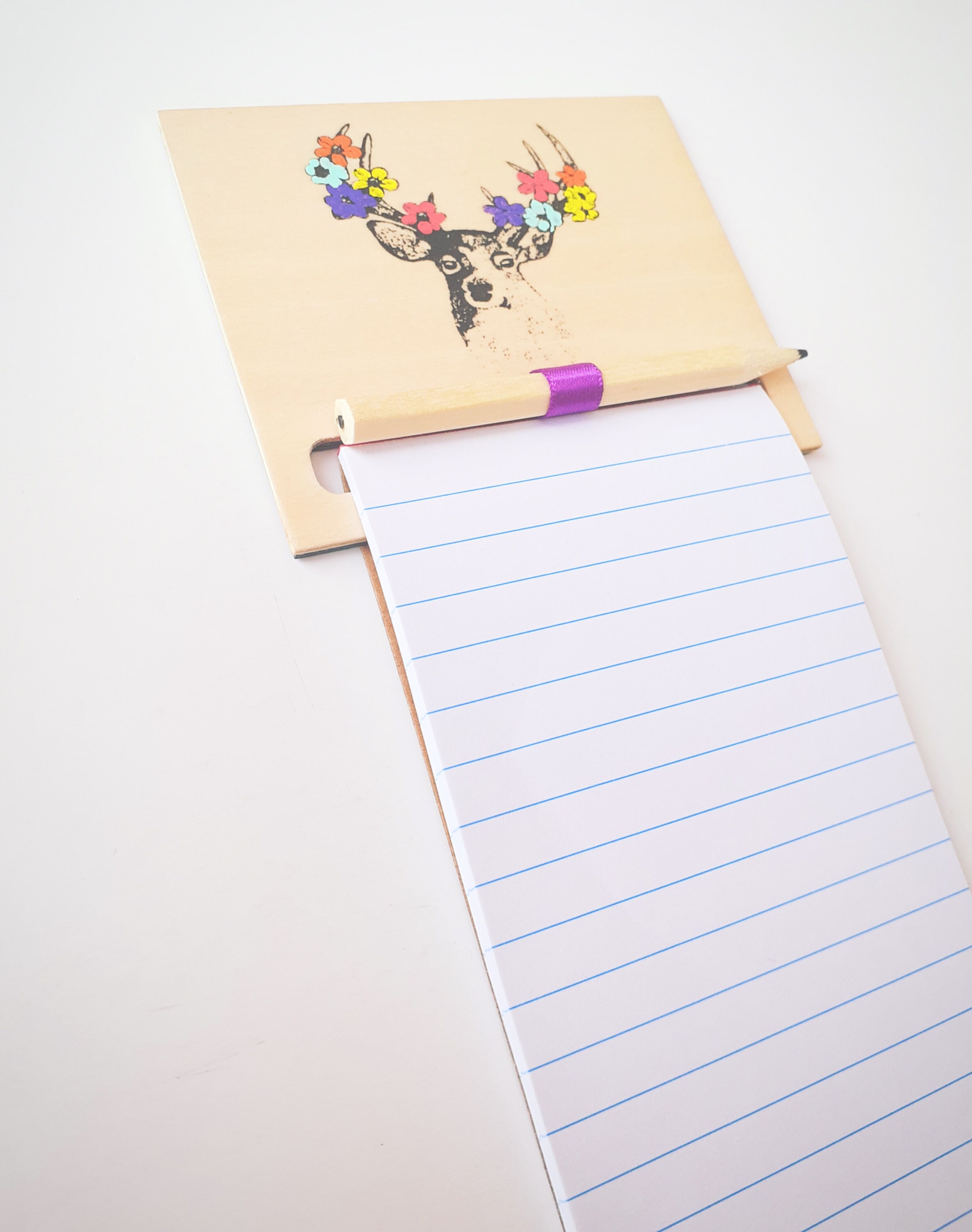 Fridge notepad holder Deer Refrigerator Etsy