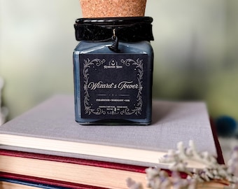 Wizards Tower - Bookish Candle with Charm – Wooden Wick Coconut Soy