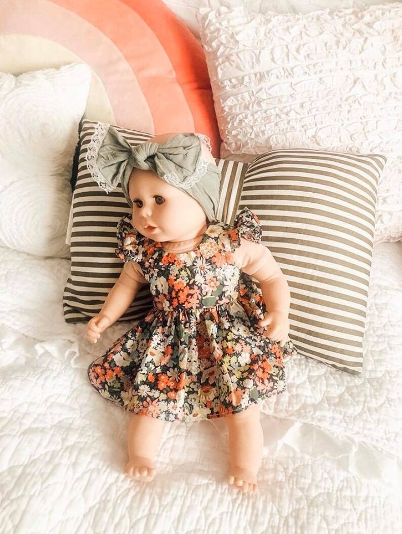 Robe baby doll pour poupées de bébé de 15 telles que Bitty Etsy France