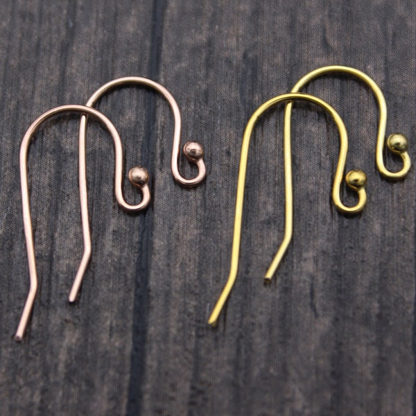 5 Pairs Sterling Silver Ear Wires,Silver Earring Wires,Gold Plated,Rose Gold Plated Earring Hooks