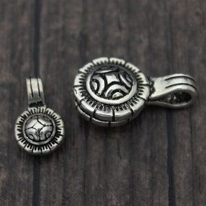 9MM 10MM Sterling Silver Buddhist Mala Counter,Mala Bum Counter Clip,Tibetan Mala Counter