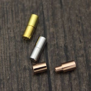 1PC Sterling Silver Screw Clasp,Silver Barrel Screw Clasp,Gold Plated Clasp Connector,Rose Gold Plated Bracelet Clasp,Necklace Clasp