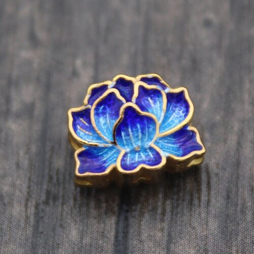 6mm 8mm 10mm Sterling Silver Lotus Bead Caps Double Flower Etsy