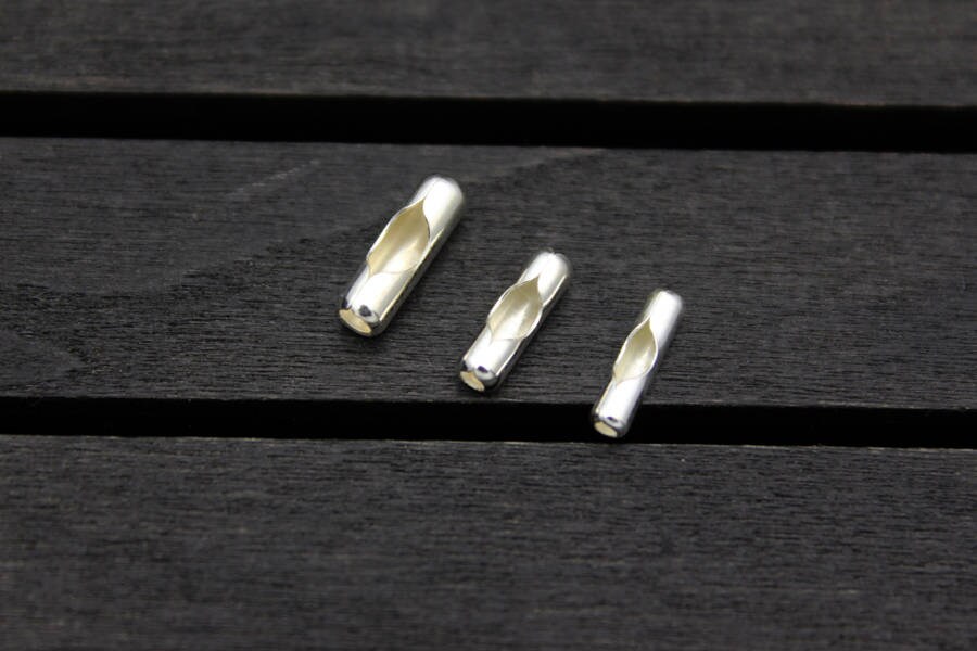 4 Sterling Silver Ball Chain Claspsfor 2.0 2.5 3.0mm Ball Etsy