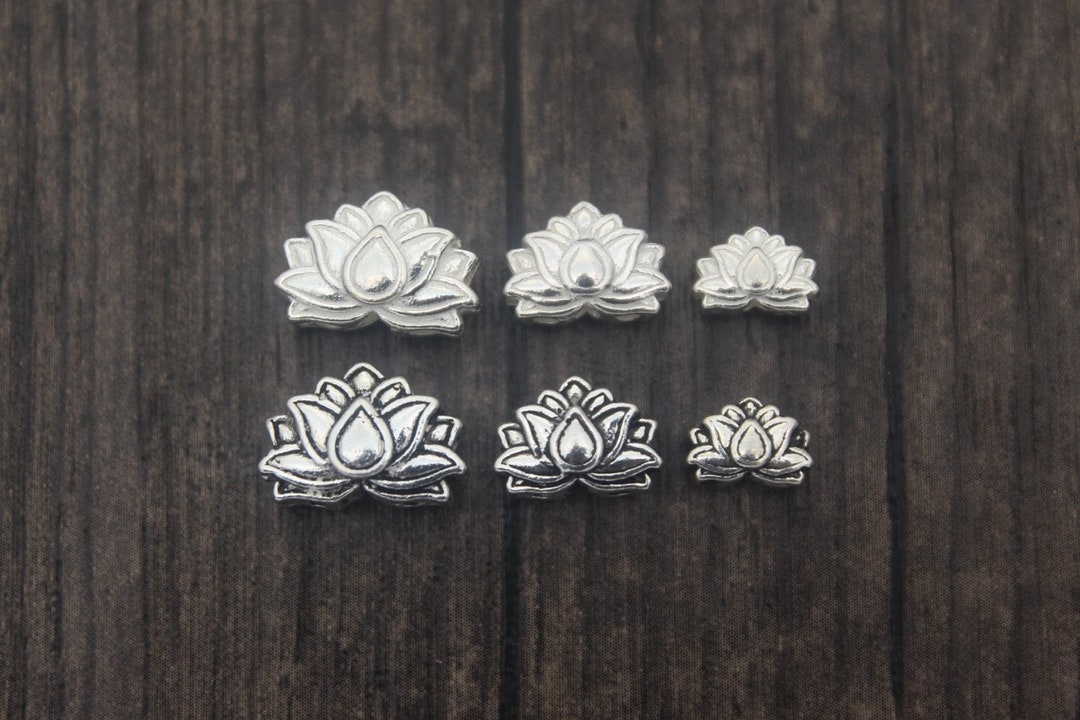 Sterling Silver Lotus Bead,8/10/12mm for Selection,lotus Flower Beads