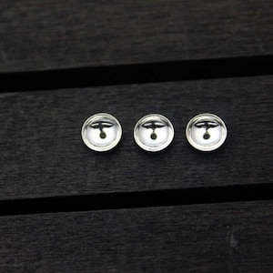 Sterling Silver Bead Caps,4mm 5mm 6mm 7mm 8mm for selection,Silver Bead Caps image 4