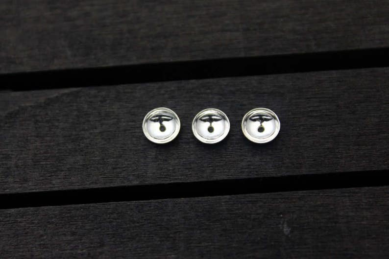 Sterling Silver Bead Caps,4mm 5mm 6mm 7mm 8mm for selection,Silver Bead Caps image 4