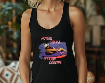 Hoochie Coochie Racerback Tank Top, 90's Country, Alan Jackson, Cowboy Shirt, Western Shirt, Country Tank Top, Country Music Racerback Tank
