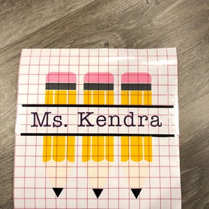 Teacher clipboard decal