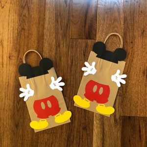 Mickey Mouse party favor bags