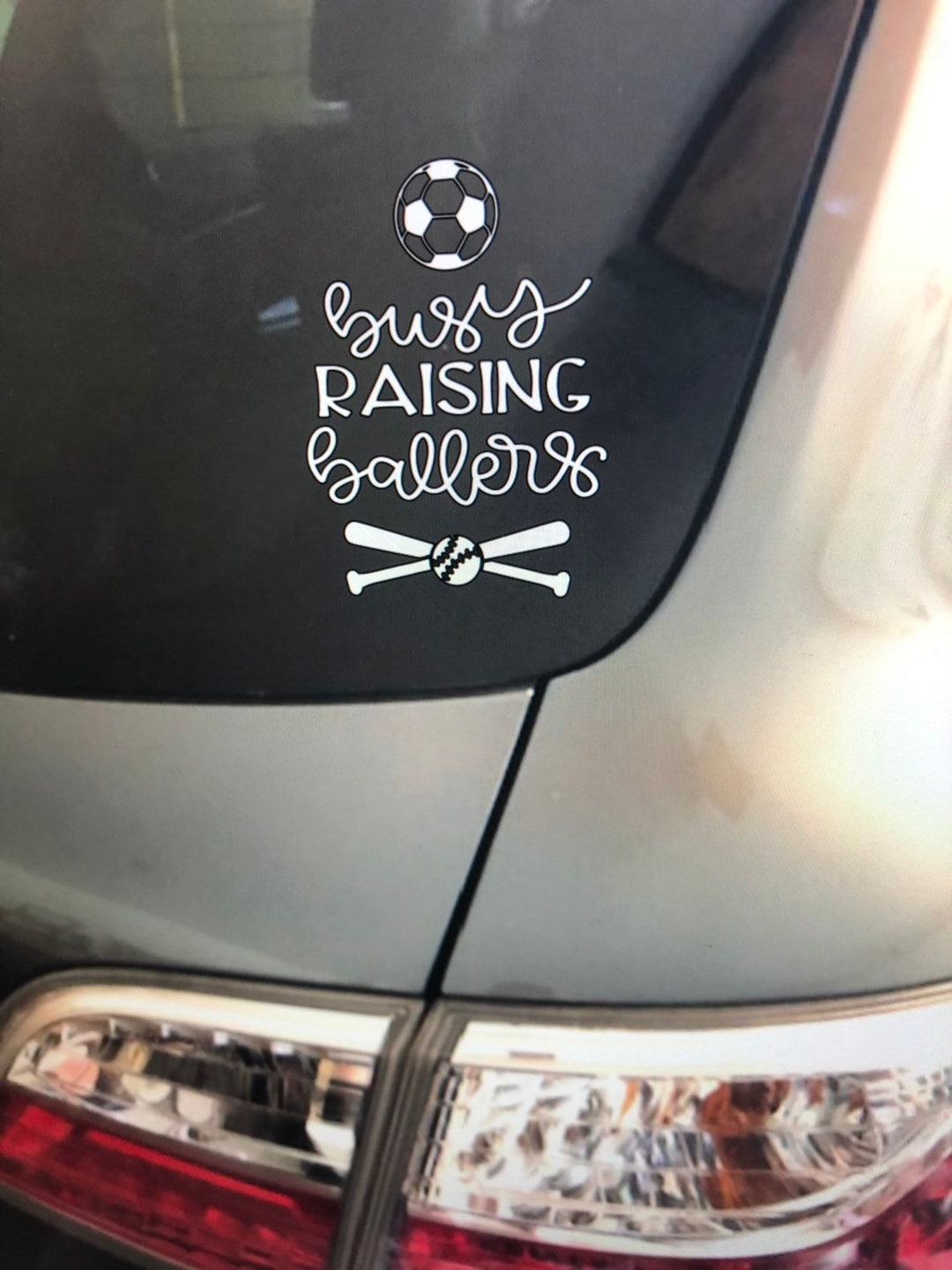 Raising Ballers Car Decal - Etsy