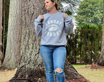 Sunday funday football sweatshirt