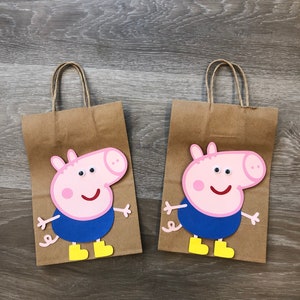 Peppa pig brother George favor party bags