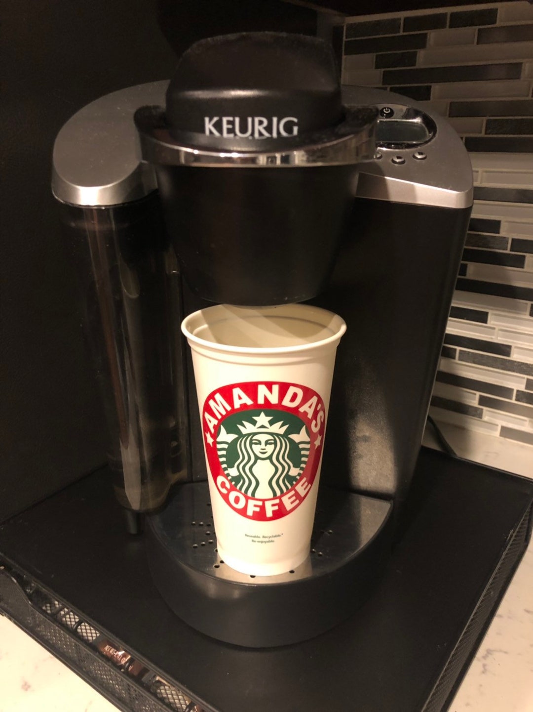 Personalized Reusable Coffee Cup Etsy