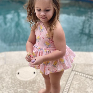 Tinkerbell skirted romper