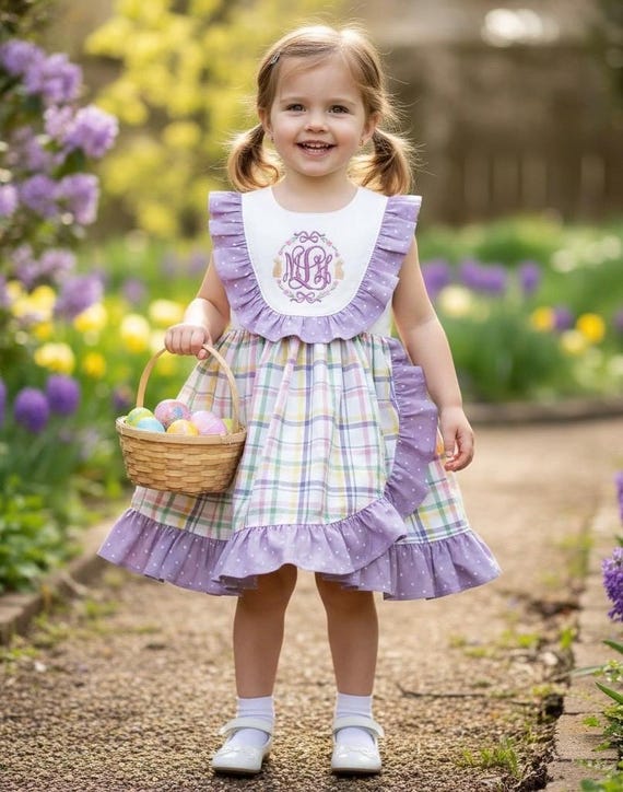 purple pastel gingham dress ZARA DRESS GINGHAM BALLON SLEEVES LILAC PASTEL PURPLE Size: Small NWT