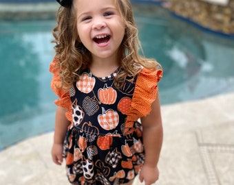 Pumpkin Patch bubble romper