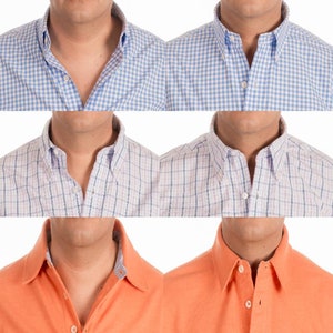 THE ORIGINAL Adjustable Shirt Collar Support. Collar Stays and Plackets NOT Flimsy plastic like Copycats. image 6