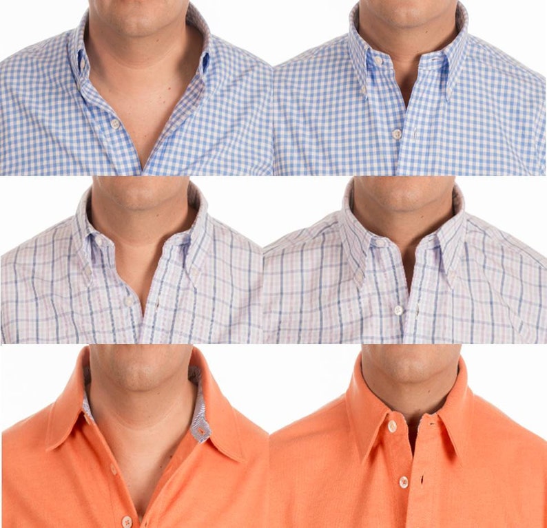 THE ORIGINAL Adjustable Shirt Collar Support. Collar Stays and Plackets NOT Flimsy plastic like Copycats. image 6