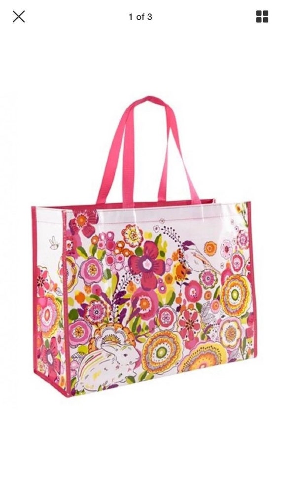 Vera Bradley Market Tote in Clementine Brand New with tag. Etsy