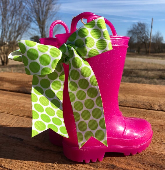 sparkly rain boots