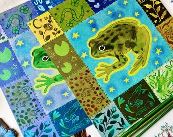 Springtime Frog Print