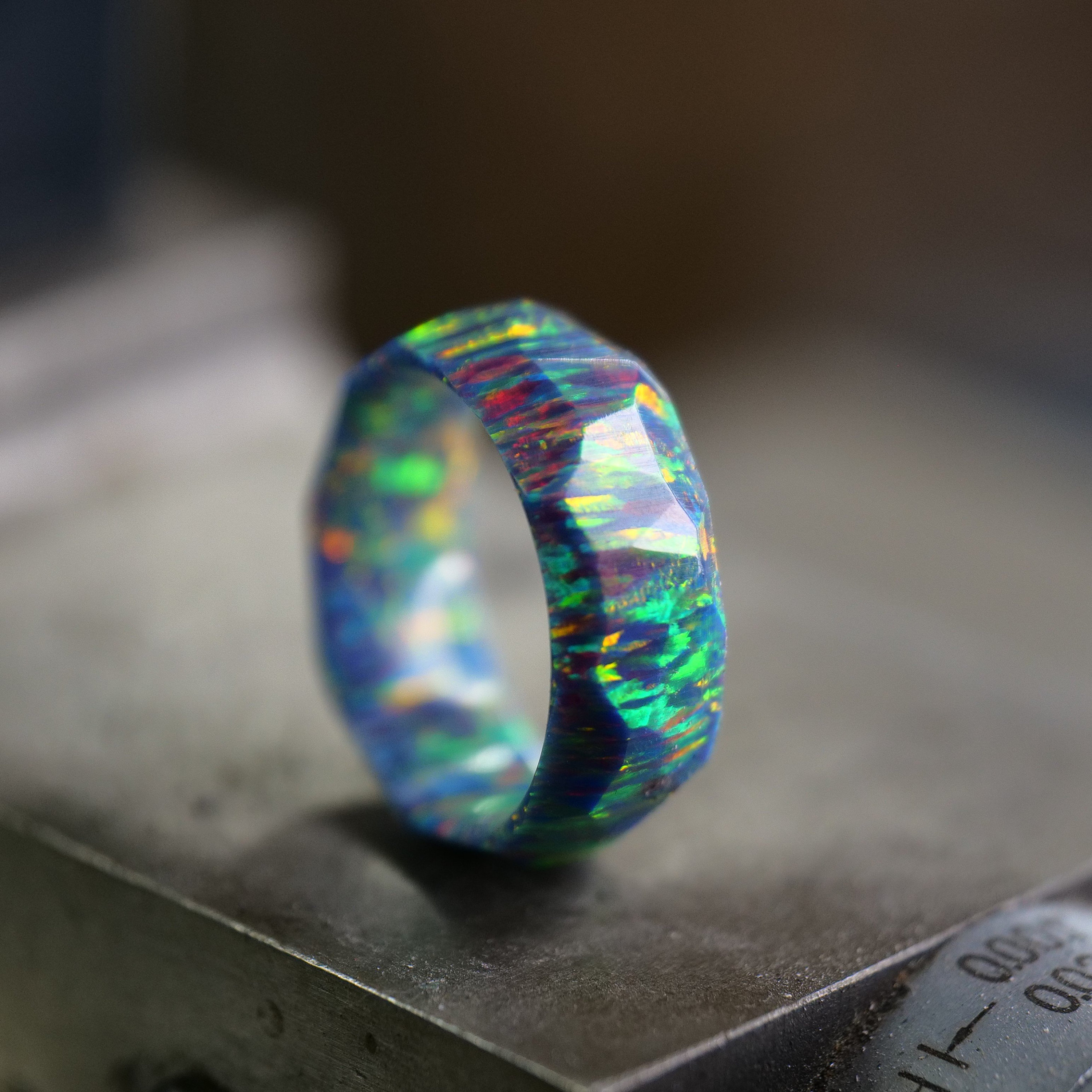 Mens wedding bands with best sale birthstones