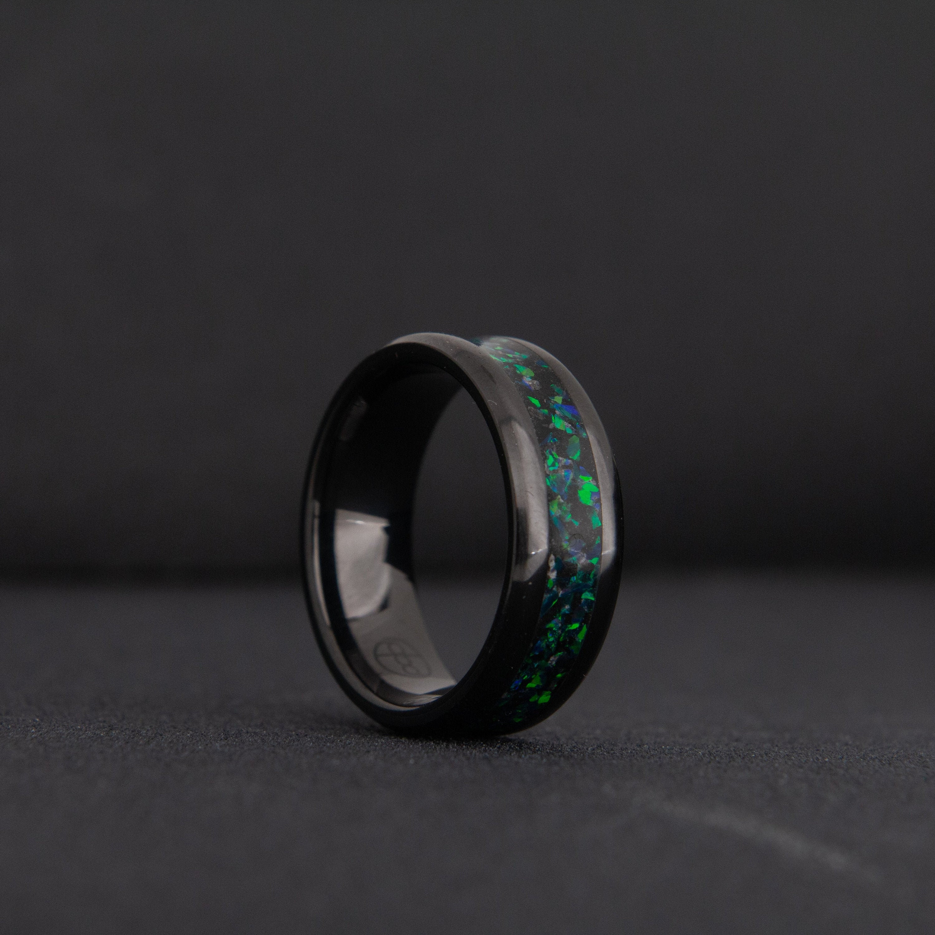 Thorsten Citar Beveled Black Ceramic Ring w/ Polished Finish C681-BPBE —  Cirelli Jewelers