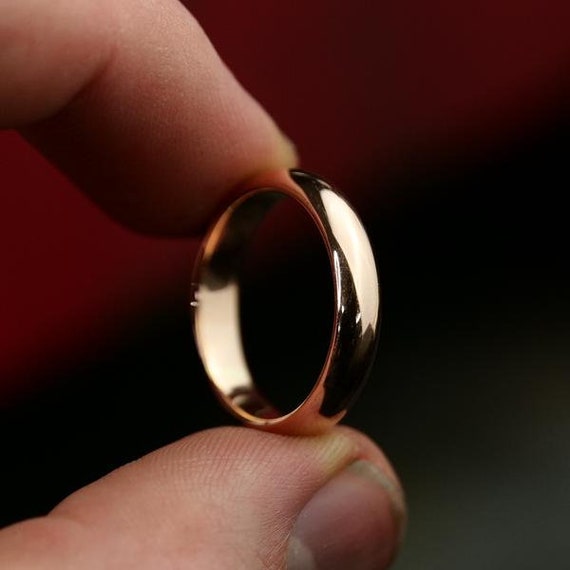 Pure rose gold ring deals