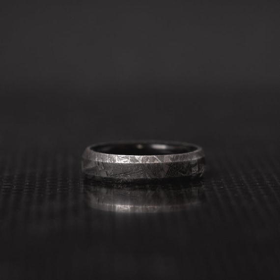 Carbon fiber meteorite ring sale