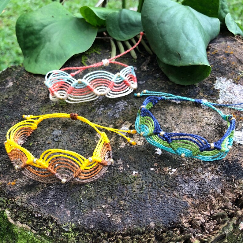 Favorite Handwoven Macrame Bracelet With Seed Bead Detail Made | Etsy