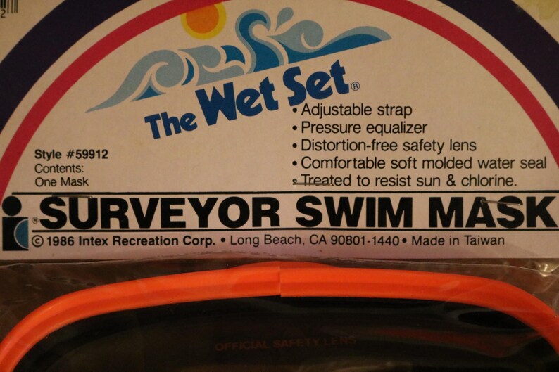 Vintage Kids Surveyor Swim Mask Etsy - image 0 image 1