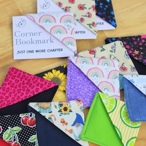 Fabric Corner Bookmarks