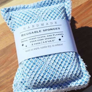 Reusable Sponges, 2pk. 5 Star Reviews - Etsy