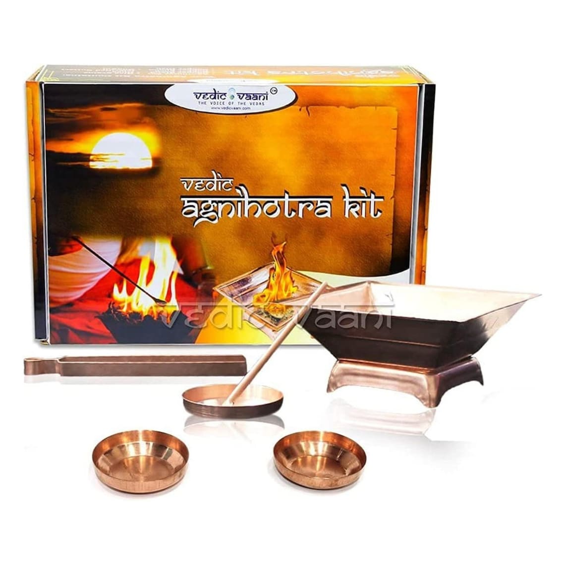 Agnihotra Kit Copper Agni Havan Kund Set With Agnihotra Etsy Australia
