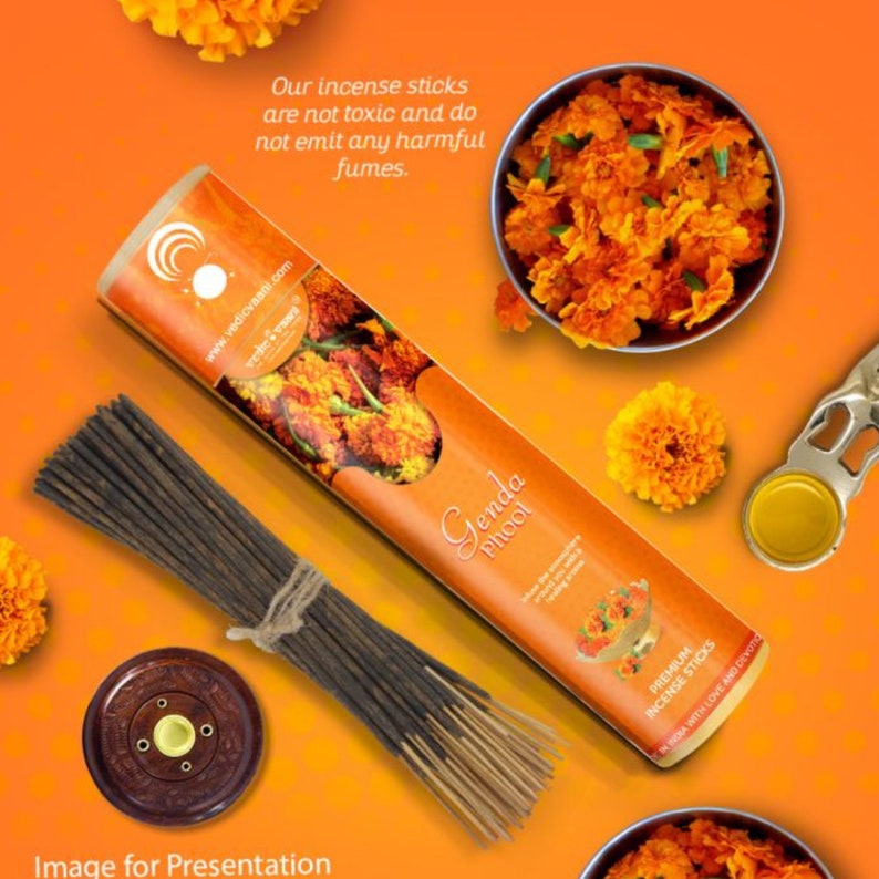 Genda Phool Incense Sticks Etsy
