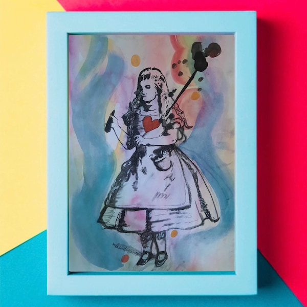Alice in Wonderland Wall Art Etsy Australia