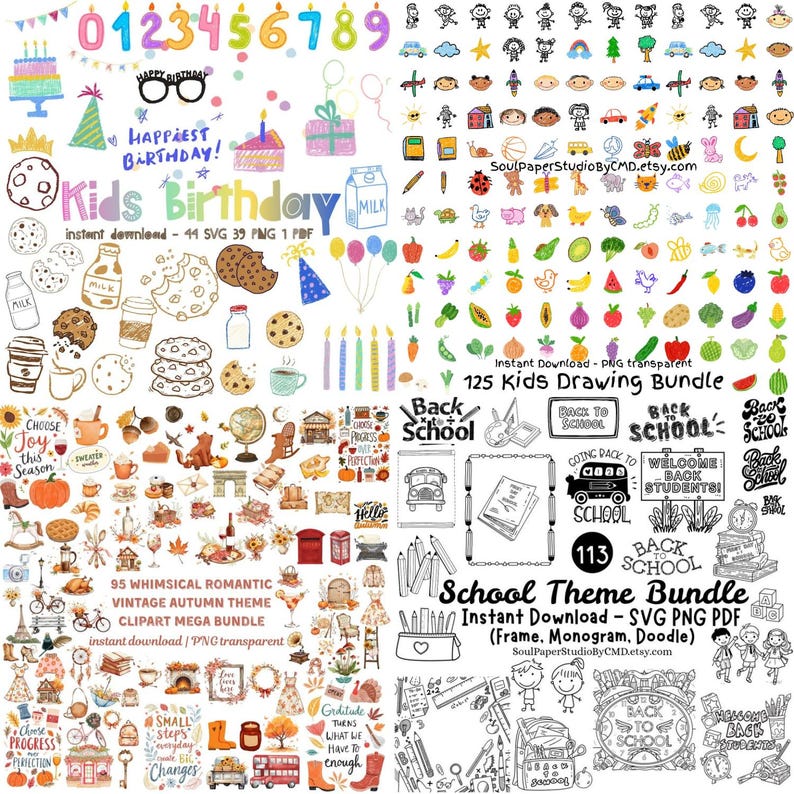 MEGA BUNDLE – WHOLE SHOP ACCESS ✨
❤️‍🔥SALE LIMITED TIME ONLY❤️‍🔥
Get instant access to 3000+ high-quality design files for your creative business!

Perfect for creators, small business owners, and digital product sellers 💛

✨ WHAT’S INCLUDED:
• 3000+ SVG, PNG, PDF files*
• Multiple themes: kids, books, summer, beverages, food, summer, floral, animals, quotes, seasonal & more
• High resolution & ready to use