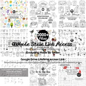 MEGA BUNDLE – WHOLE SHOP ACCESS ✨
❤️‍🔥SALE LIMITED TIME ONLY❤️‍🔥
Get instant access to 3000+ high-quality design files for your creative business!

Perfect for creators, small business owners, and digital product sellers 💛

✨ WHAT’S INCLUDED:
• 3000+ SVG, PNG, PDF files*
• Multiple themes: kids, books, summer, beverages, food, summer, floral, animals, quotes, seasonal & more
• High resolution & ready to use