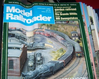 1992 - Model Railroader Magazines - Complete 1992 Year includes All 12 Magazines plus the Official Blue Binder