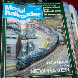 1992 - Model Railroader Magazines - Complete 1992 Year includes All 12 Magazines plus the Official Blue Binder