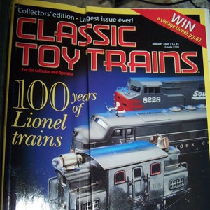 Classic Toy Trains Magazines ~ From 2000 and 2001 ~ Vintage Railroad ~ Train Magazine ~ Many Different ones to choose from