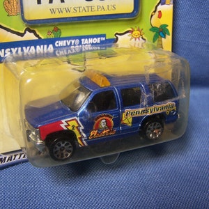 Matchbox Pennsylvania Chevy Tahoe Police - Across America 50th Birthday Series - PA 002 - Collect All 50 States