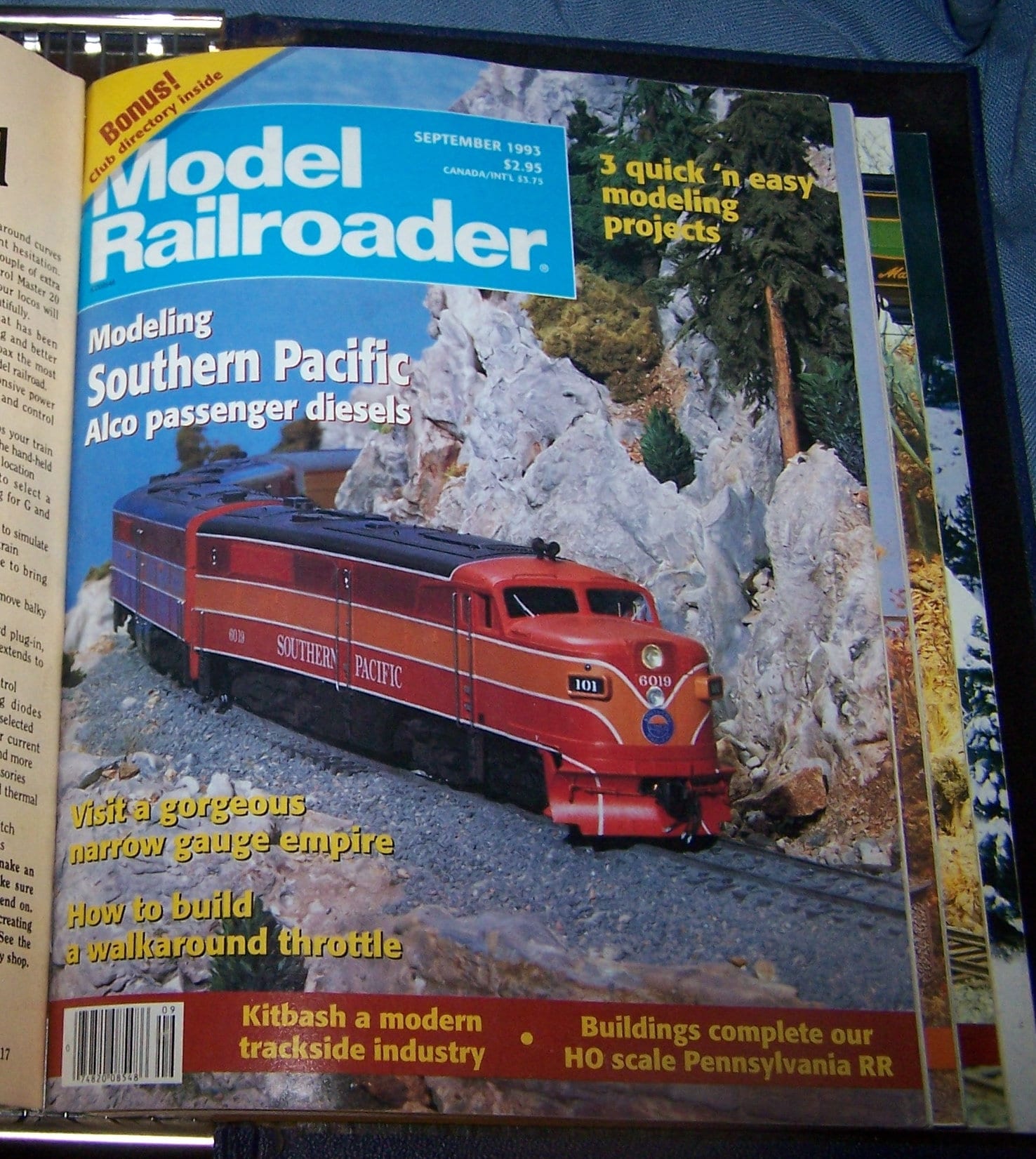 1993 Model Railroader Magazines Complete 1993 Year includes All 12