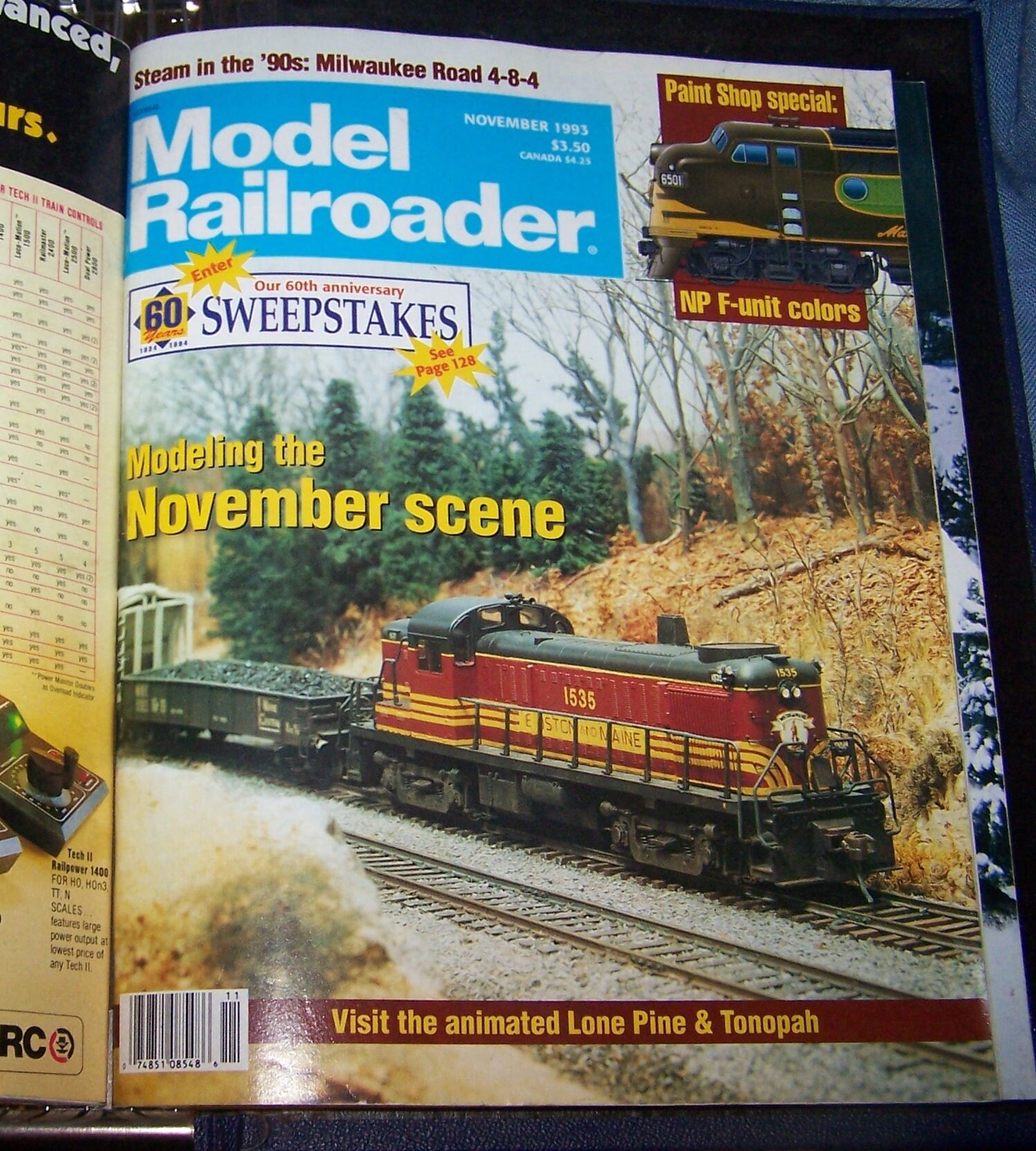 1993 Model Railroader Magazines Complete 1993 Year includes All 12
