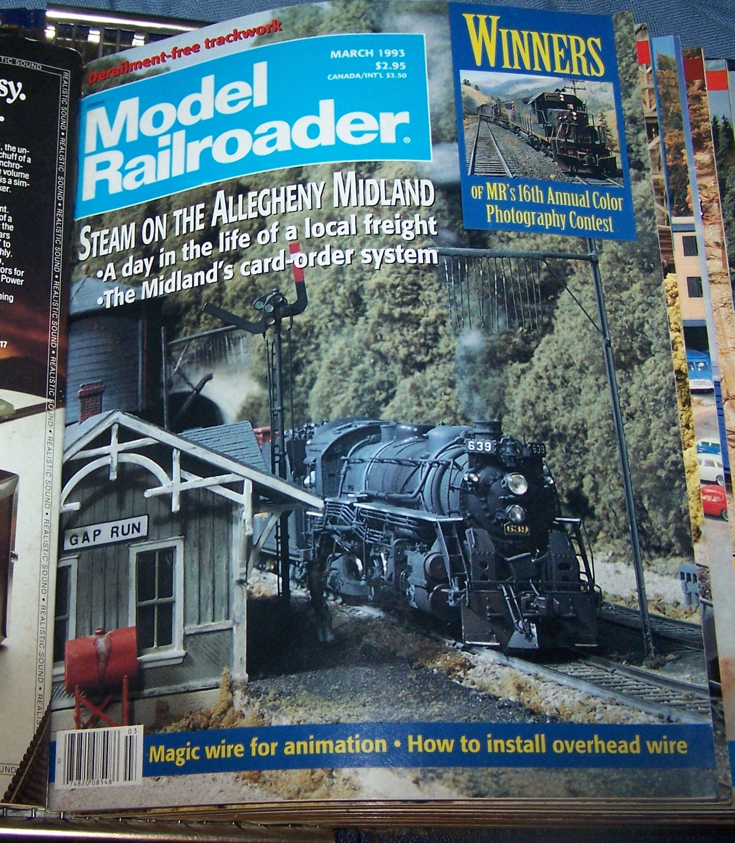 1993 Model Railroader Magazines Complete 1993 Year includes All 12
