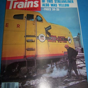 TRAINS Railroad Magazines ~ From the 1970s ~ Vintage Railroad ~ Train Magazine ~ Many Different ones to choose from ~